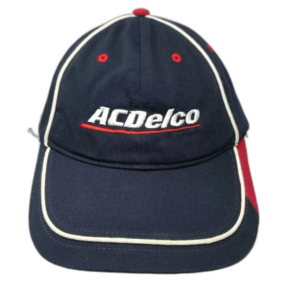 ACDelco Baseball Cap Blue Red One Size Embroidered Logo Adjustable Strapback hat
